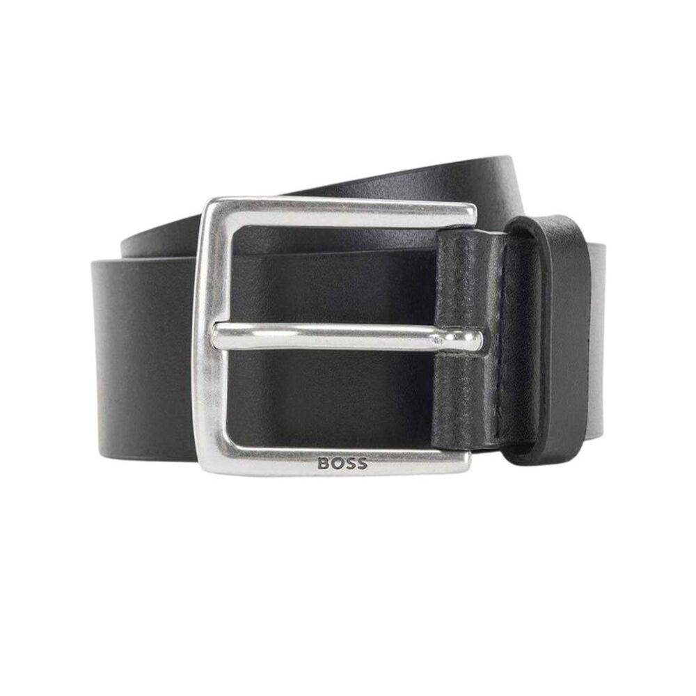 Boss Rummi Cow Leather Belt / Black